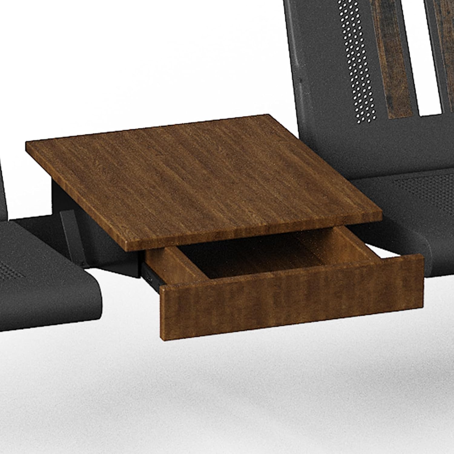 wonline Waiting Room Chairs 2 Seat w/Table, Waiting Room Chairs with Arm, Office Furniture Lobby Conference Reception Bench Office Guest Seating for Clinic Airport Hospital Barber Salon Bank - Image 4