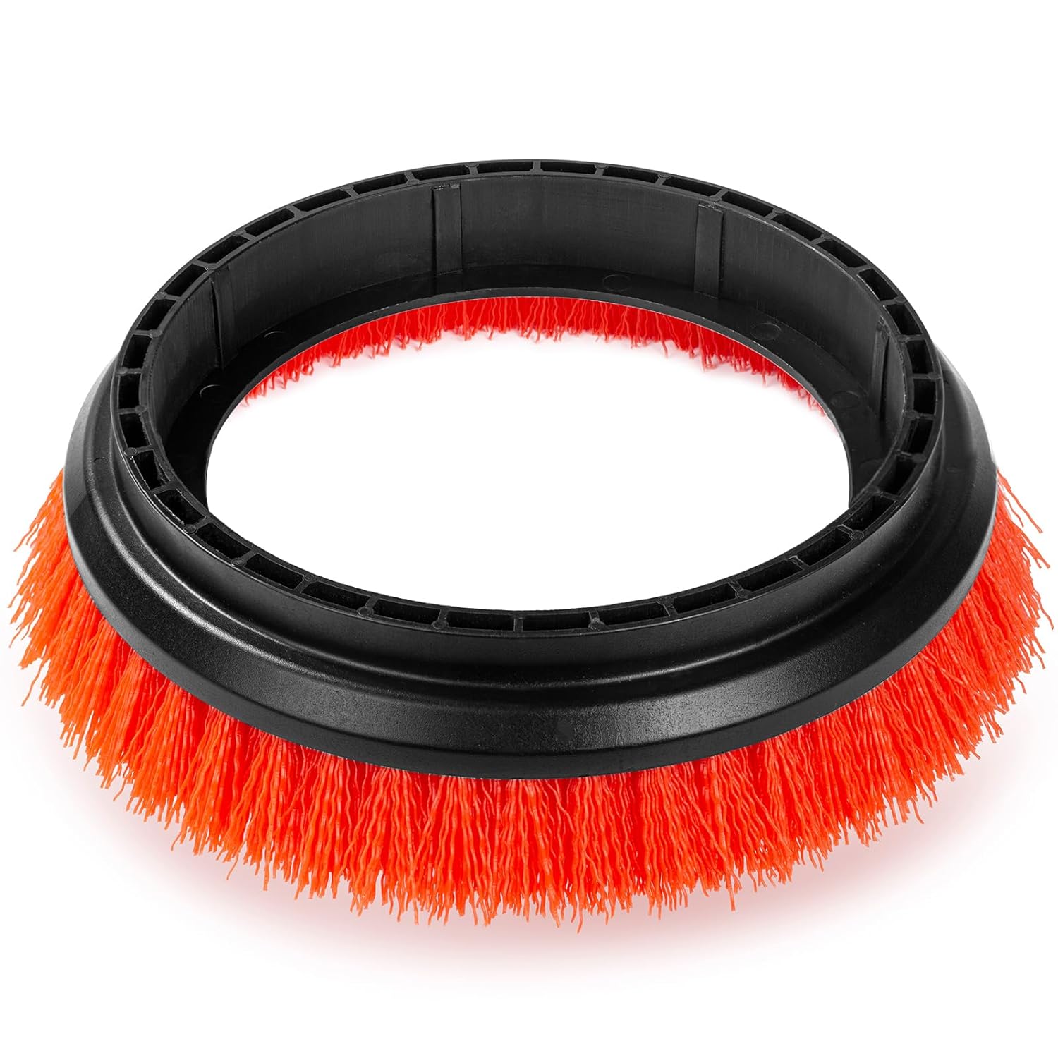 Commercial Scrub Brush for Orbital Floor Scrubber, Compatible with Oreck Orbiter XL ORB550MC, Bissell BGEM9000, 12" Diameter, Heavy-Duty Brush, Orange - Image 4