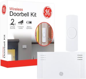 GE Wireless Doorbell Kit,Battery-Op...