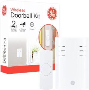 GE Wireless Doorbell Kit, Plug-In R...