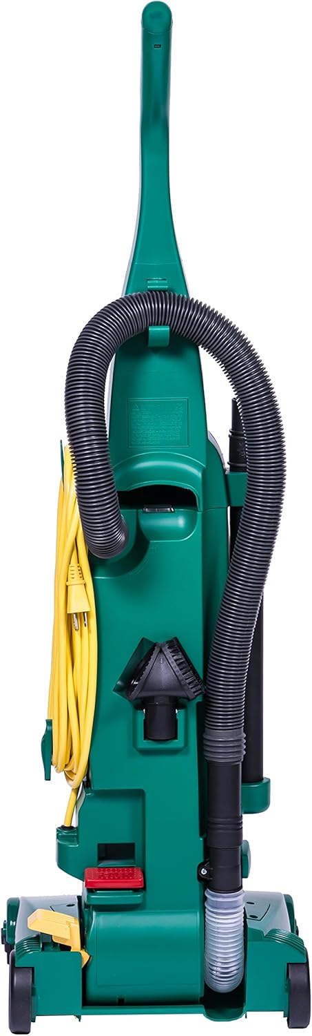 BISSELL BigGreen BGU1937T 13.5" Pro Cup Bagless Upright Vacuum with On-board Tools, 44" Height, 13.5" Wide, 13.2" Length, Polypropylene, 2 fl. oz. Capacity, Green - Image 2