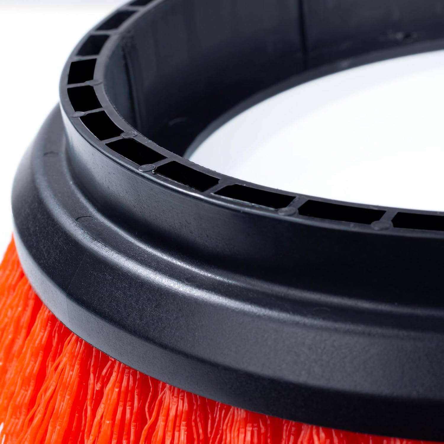 Commercial Scrub Brush for Orbital Floor Scrubber, Compatible with Oreck Orbiter XL ORB550MC, Bissell BGEM9000, 12" Diameter, Heavy-Duty Brush, Orange - Image 6