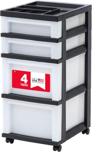 IRIS USA Plastic Drawer Storage Org...
