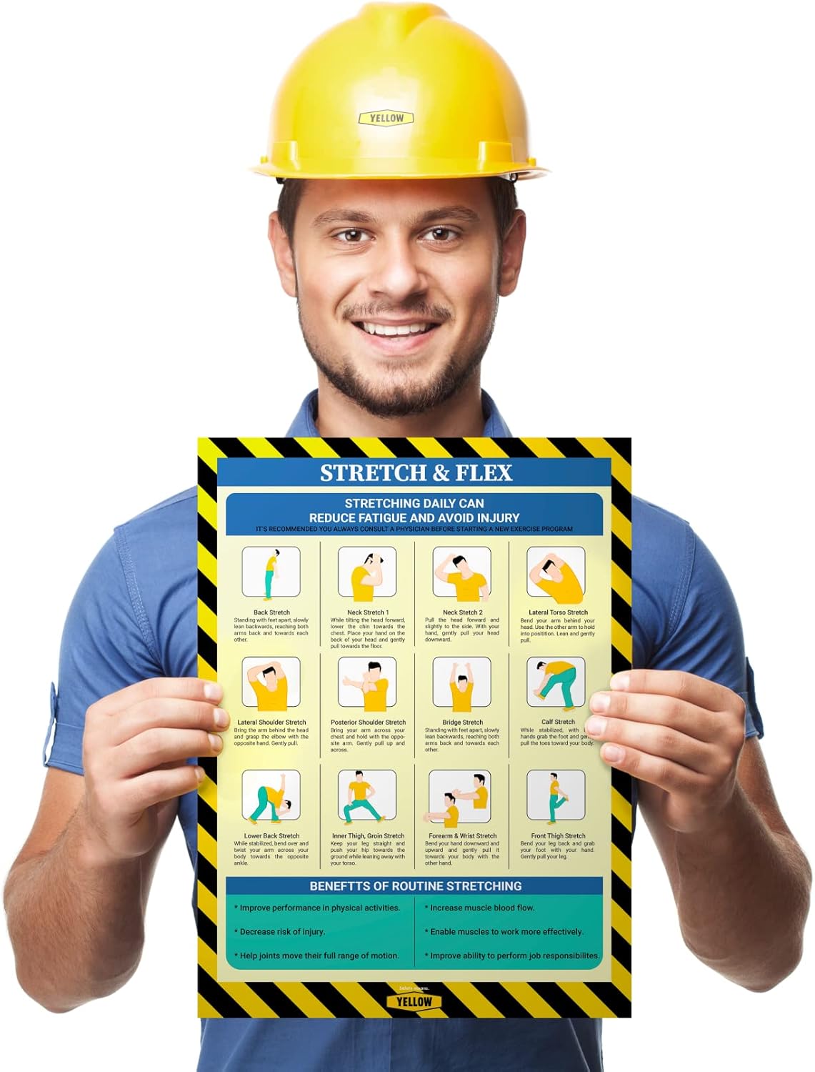 Workplace Safety - Non-Lamintated Poster, 12 x 16" (Stretch) - Image 2