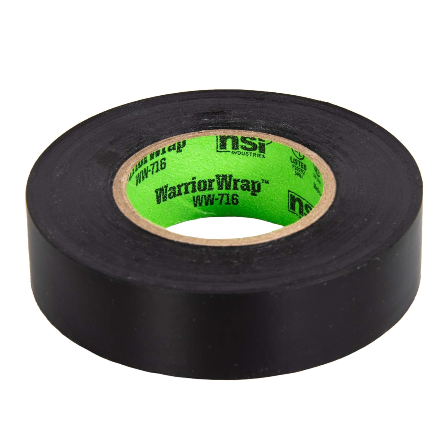 WarriorWrap General 3/4 in. x 60 ft. 7 mil Vinyl Electrical Tape, Black - Image 12