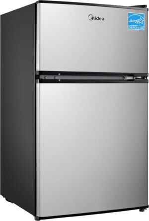 Midea WHD-113FSS1 Double Door Mini ...