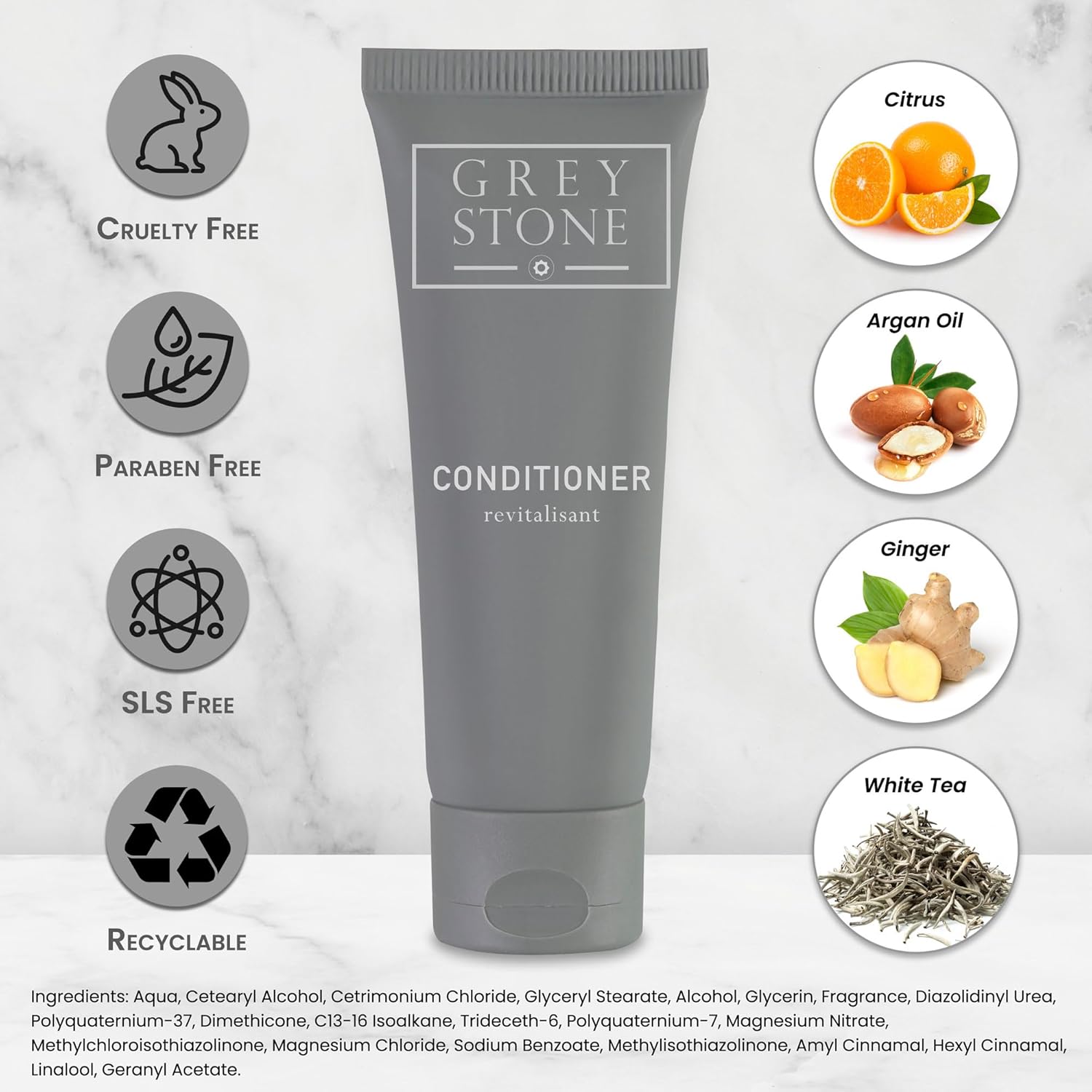 Grey Stone Hotel Conditioner Tubes, Travel Size Bulk Amenities, 1 oz, Case of 150 - Image 2