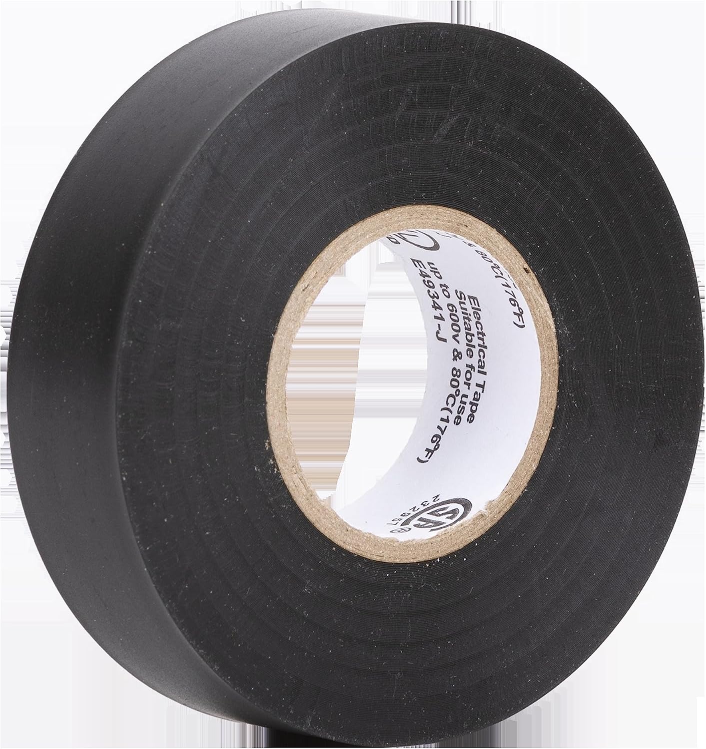 Duck Brand Economy Electrical Tape, 3/4-Inch by 60 Feet, Single Roll, Black (282289) - Image 3