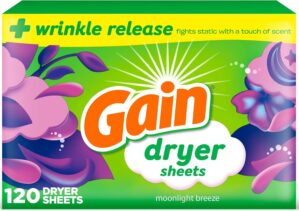 Gain dryer sheets Plus Wrinkle Rele...