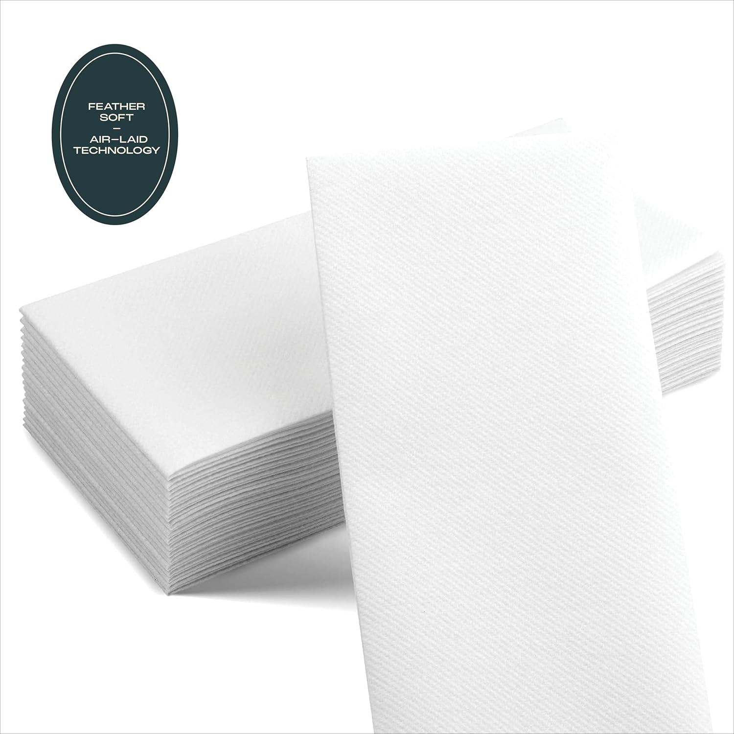 200-Pack Servietto Disposable Linen-Feel Guest Towels, 12" x 17" Cloth-Like Hand Bathroom Napkins - Made In USA, Soft and Absorbent Paper Napkin for Kitchen, Bathroom, Party, Wedding, Or Event - Image 5