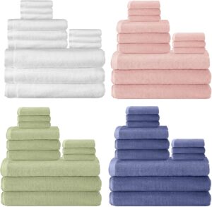 Peryiter 100% Cotton Bath Towel Set...