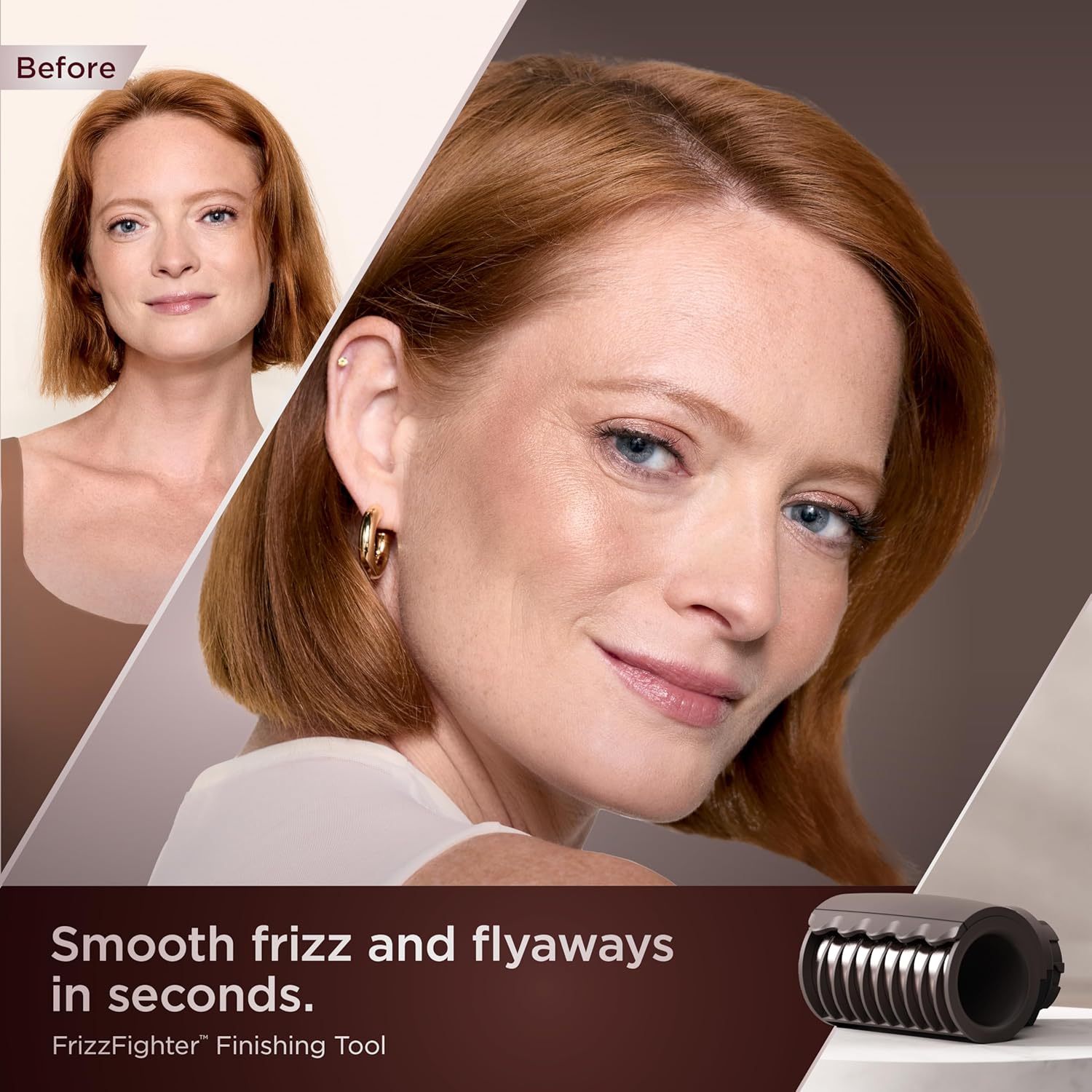 Shark SpeedStyle Pro Flex Professional Performance High-Velocity Hair Dryer System with Scalp Shield & IQ Speed Styling and Drying Suite, Lightweight, Ionic, No Heat Damage, Mocha Silver, HD542 - Image 9