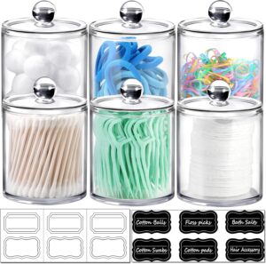 SheeChung 6-Pack Clear Acrylic Apot...
