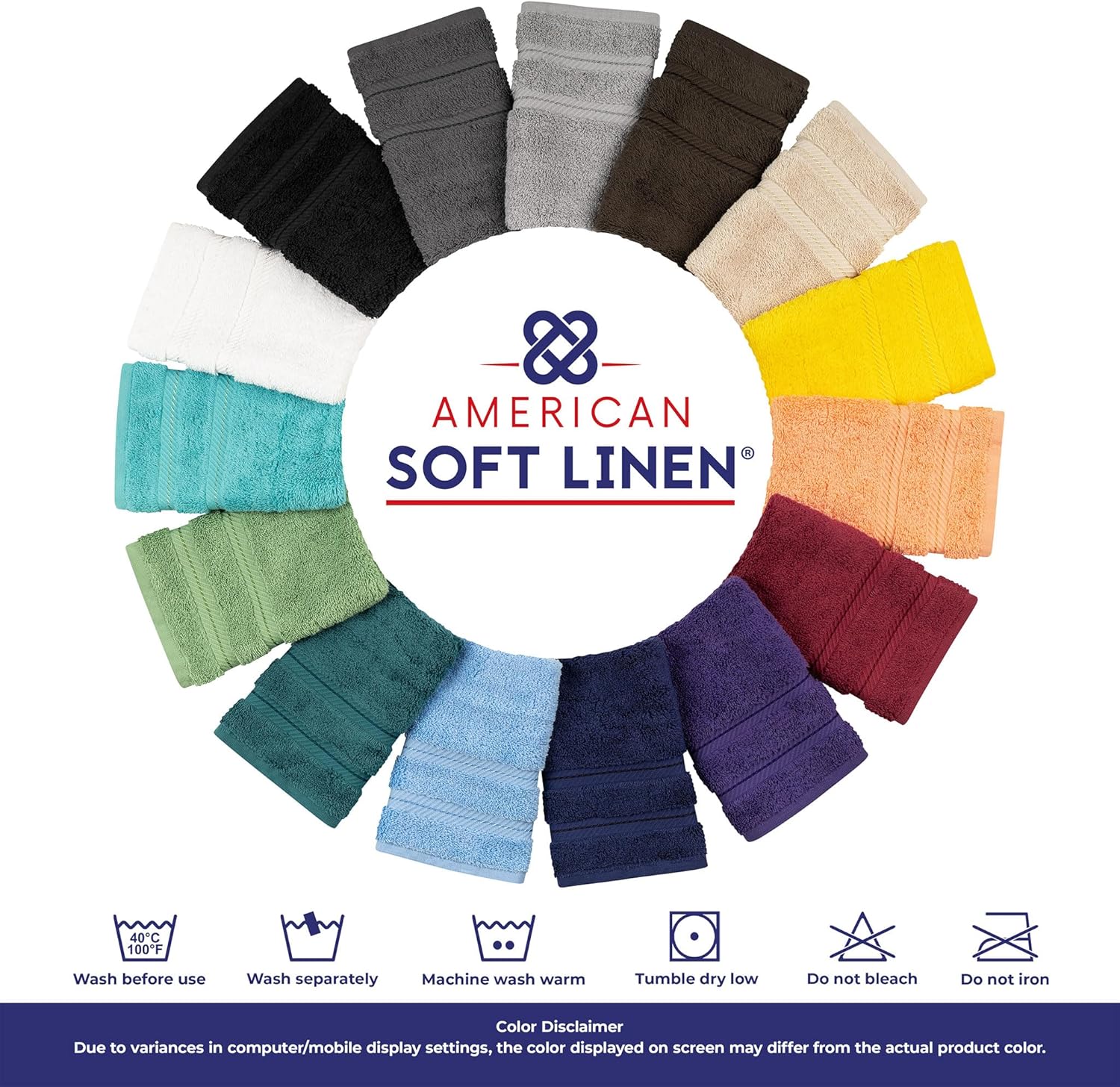 American Soft Linen Luxury 4 Piece Bath Towel Set, 600 GSM 100% Cotton Turkish Bath Towels for Bathroom, 27x54 in Large Bathroom Shower Towels, Dark Gray - Image 8