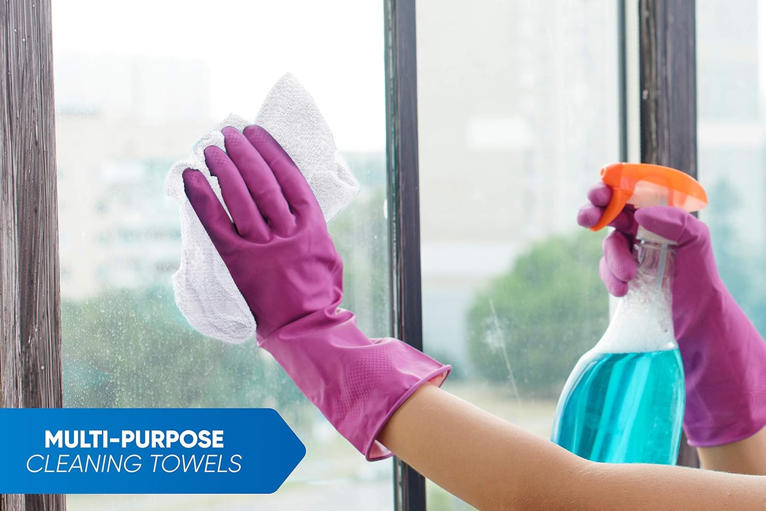 100% Cotton Terry Towels Cleaning Cloths Pack of 50 (12x12 Inches) White Cotton Terry Cloth Bar Rags White Bar Towels, Multipurpose High Absorbent Terry Towels for Cleaning Auto Detailing or Painters - Image 4