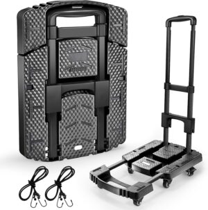 Folding Hand Truck 500lbs, Portable...