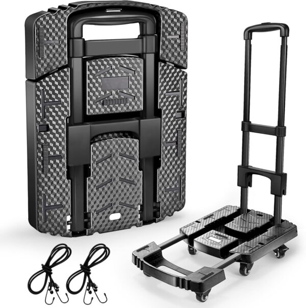 Folding Hand Truck 500lbs, Portable...