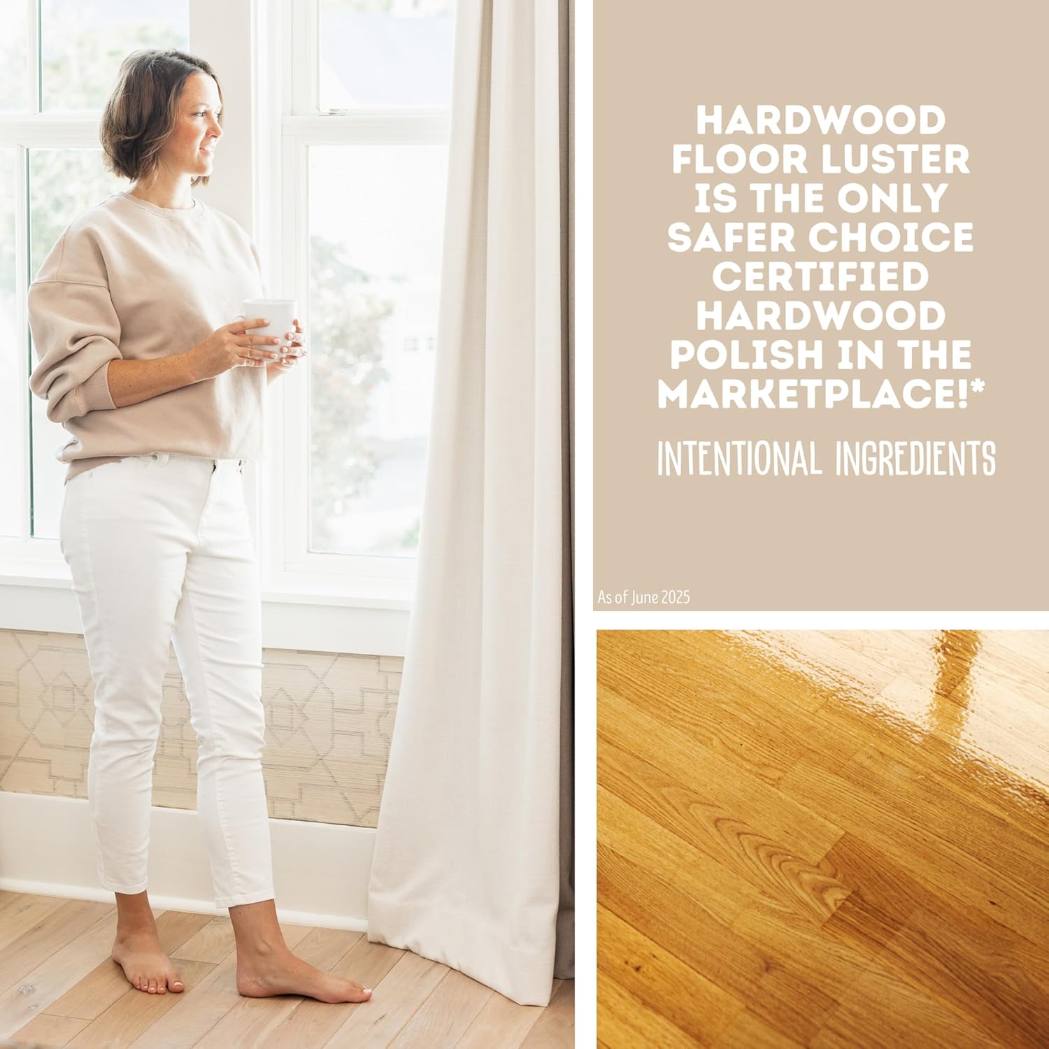 Quick Shine Ultimate Gold Clean + Polish Mop Kit | All-in-One 10 Pc Kit w/Interchangeable Attachments | Floor Polish Included | No Batteries Needed | Pro Cleaning for Hardwood Floors | 2-in-1 Mop - Image 23