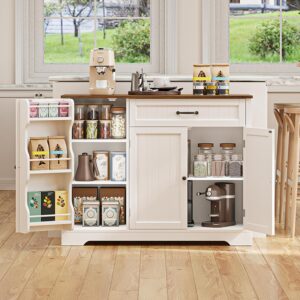 Gizoon Kitchen Coffee Bar Cabinet w...
