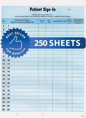 Tabbies Patient Sign-in Peel Off La...