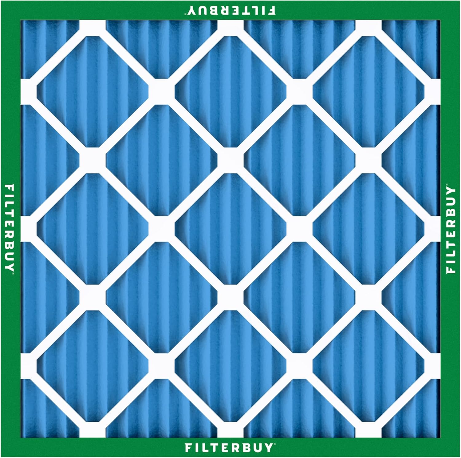 Filterbuy 20x20x1 Air Filter MERV 13 Optimal Smoke & Allergy Defense (4-Pack), Electrostatic Pleated HVAC AC Furnace Filters Replacement, Made in USA (Actual Size: 19.50 x 19.50 x 0.75) - Image 8