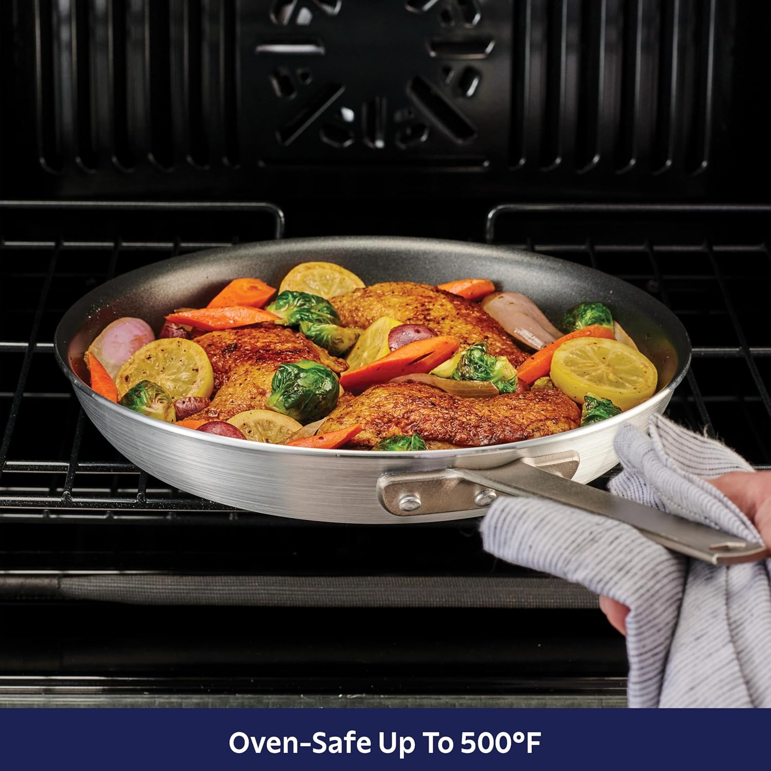 Tramontina Professional 10-Inch Non Stick Frying Pan, Heavy-Gauge Aluminum Skillet with Reinforced Nonstick Coating, Red Handle, Dishwasher and Oven Safe - Image 8