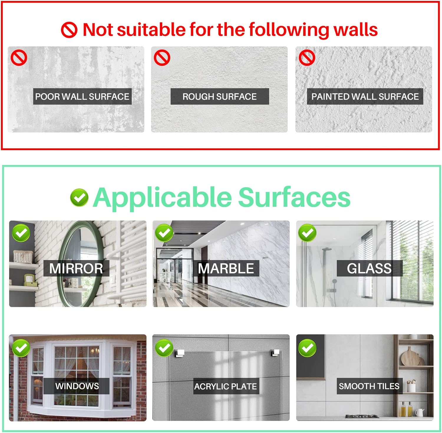 Antimbee 3 Pack Suction Cup Hooks, Clear Suction Cup Hanger, Removable Small Suction Cups for Shower, Bathroom, Glass, Door, Windows, Kitchen-Max Hanging up to 11 lbs on Smooth Surface - Image 6
