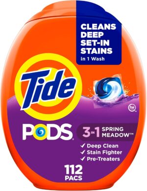 Tide PODS laundry detergent pacs, 3...