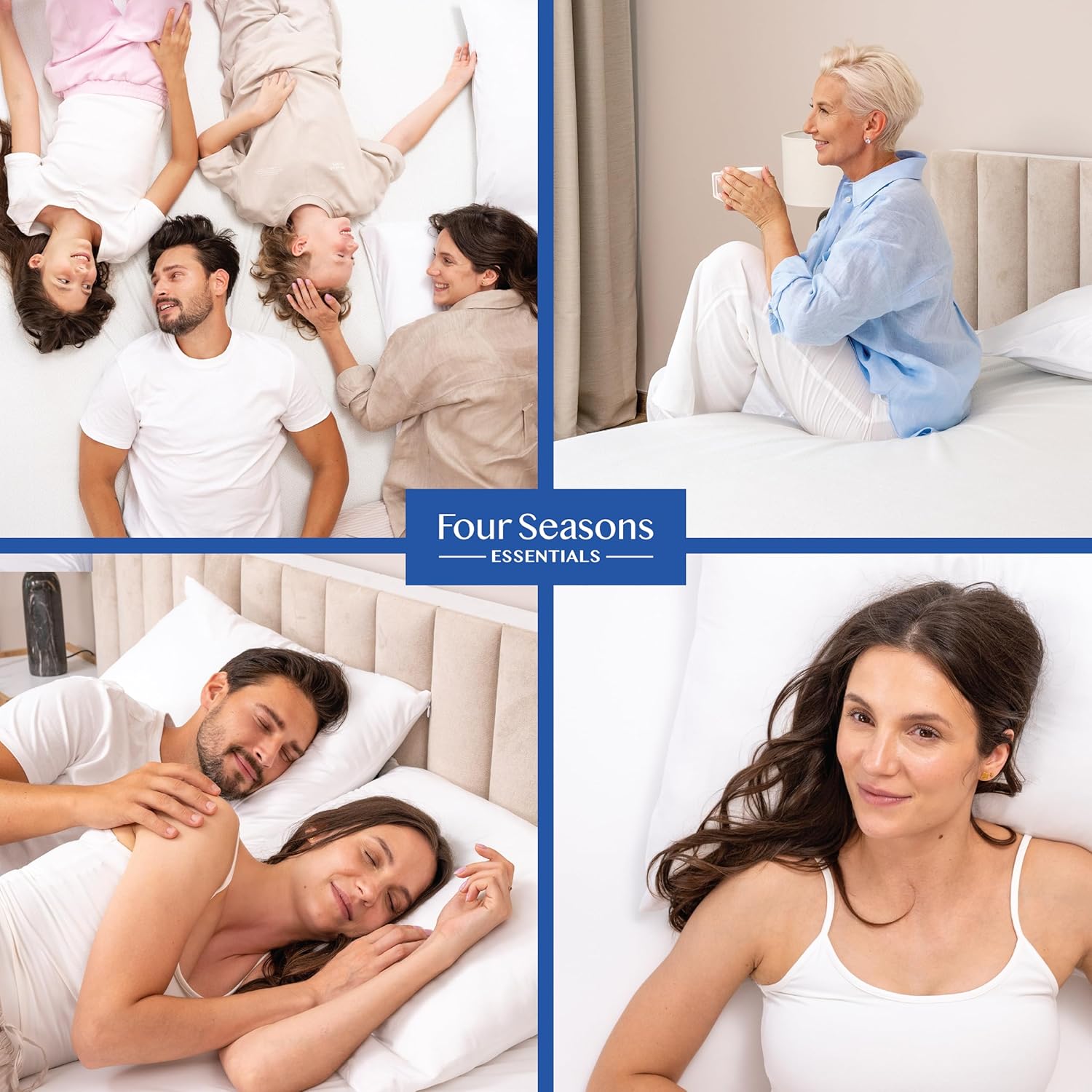 Standard Pillow Protectors (Set of 2) – Zippered Waterproof Pillow Covers Hypoallergenic Dust and Allergen Proof Pillowcase Encasement - Image 8