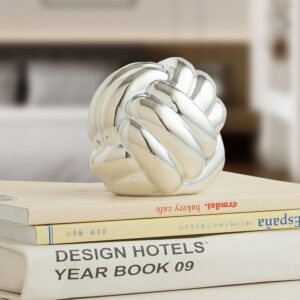 Small Silver Knot Decor, Chain Link...