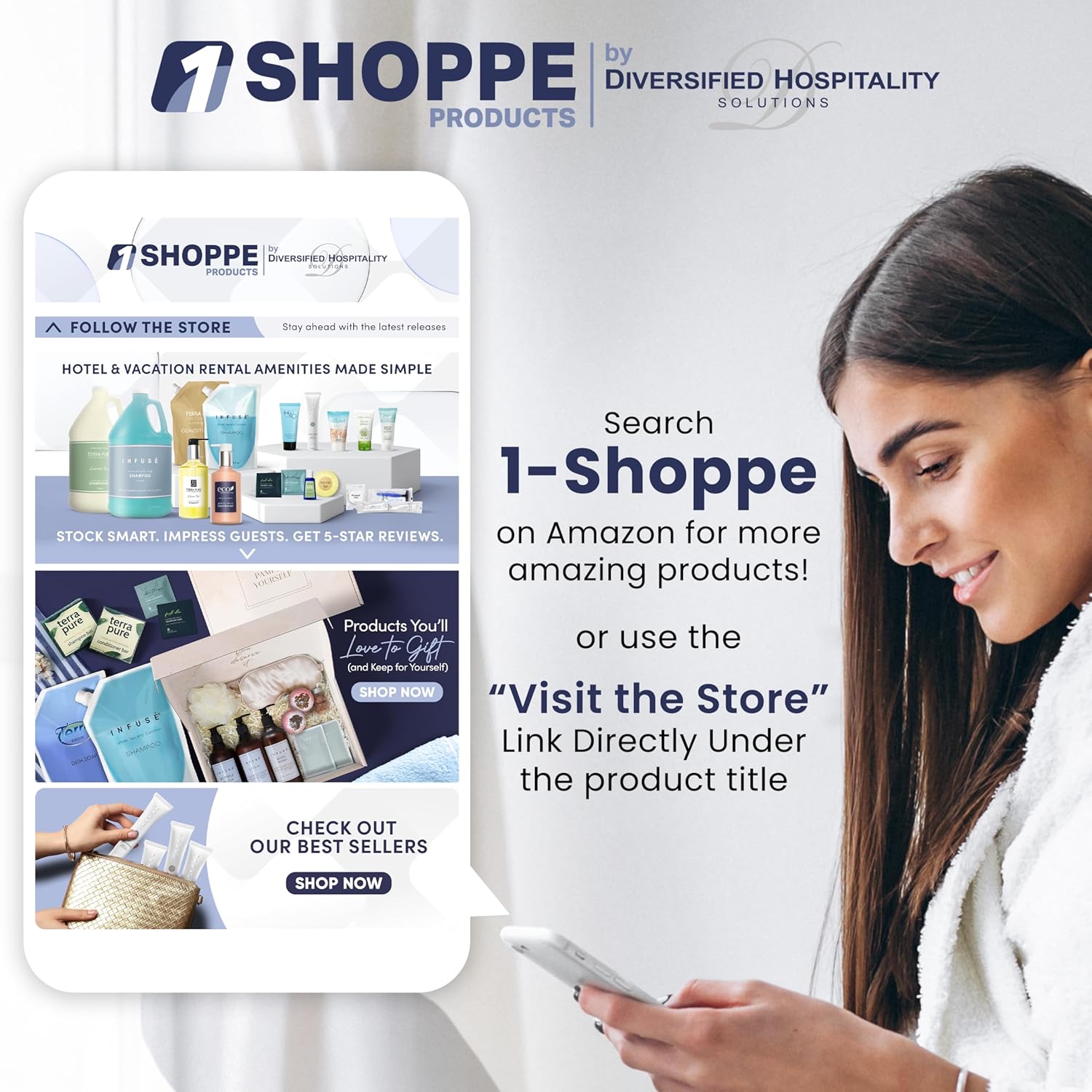 H2O Therapy Hotel Soaps & Toiletries Bulk Set | 1-Shoppe Amenities Kit | 0.85oz Shampoo & Conditioner, Body Wash, Lotion, 1oz Bar Soap | Travel Size | 75 Pieces - Image 8