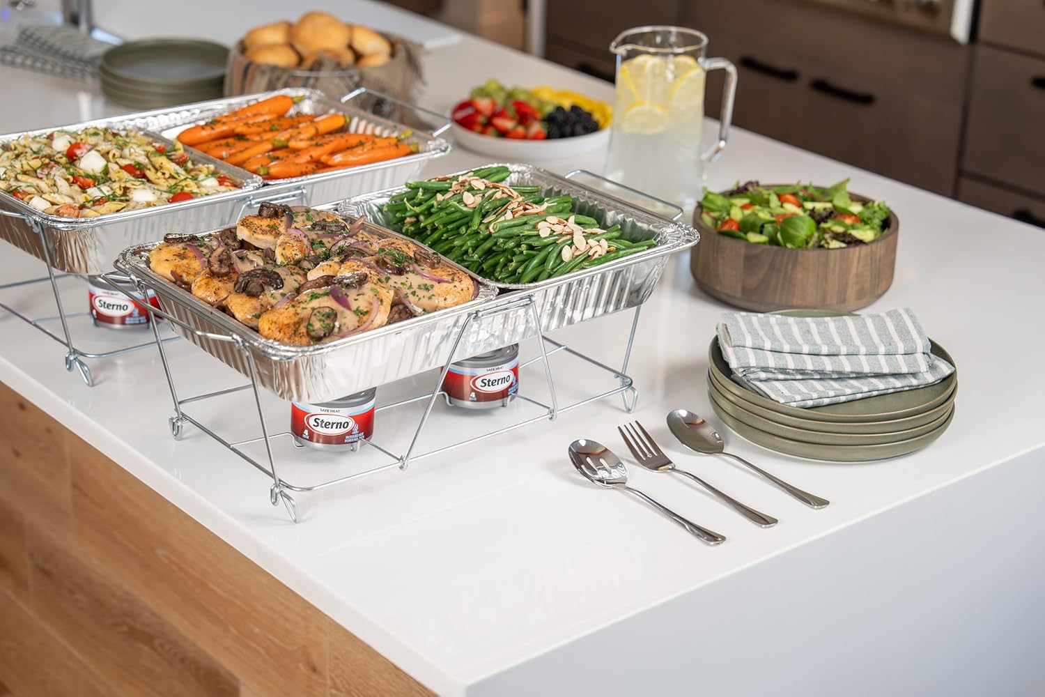 Sterno Fuel Cans - 4-Hour Burn, (24-Pack) Chafing Dish Fuel Can Burners for Food Warmer, Chafer Fuel Canned Heat, Safe Heat - Image 6