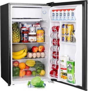 Upstreman 3.2 Cu.Ft Mini Fridge wit...