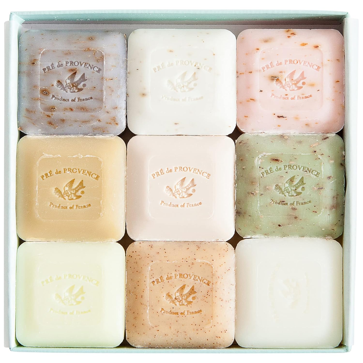 Pre de Provence Luxury Box of Guest Gift Soap (Set of 9) - Assorted,9 Count (Pack of 1)