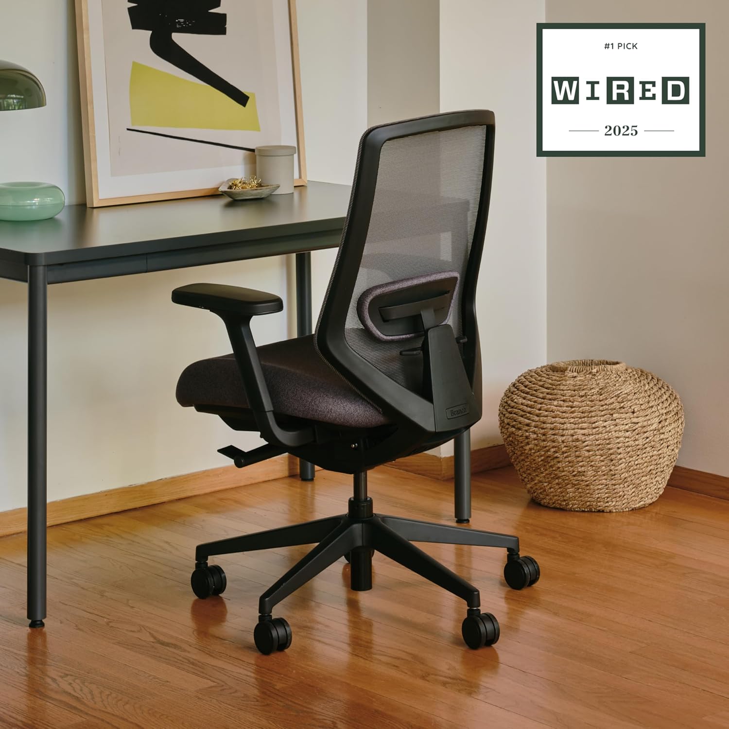 Branch Ergonomic Chair Pro - Mesh Office Chair with 14 Points of Adjustment - Height, Depth & Tilt Adjustable - 5D Armrests - Forward Tilt, Smooth Recline, and Lumbar Support - Black - Image 3