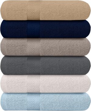 6-Pack Bath Towels – Lightwei...