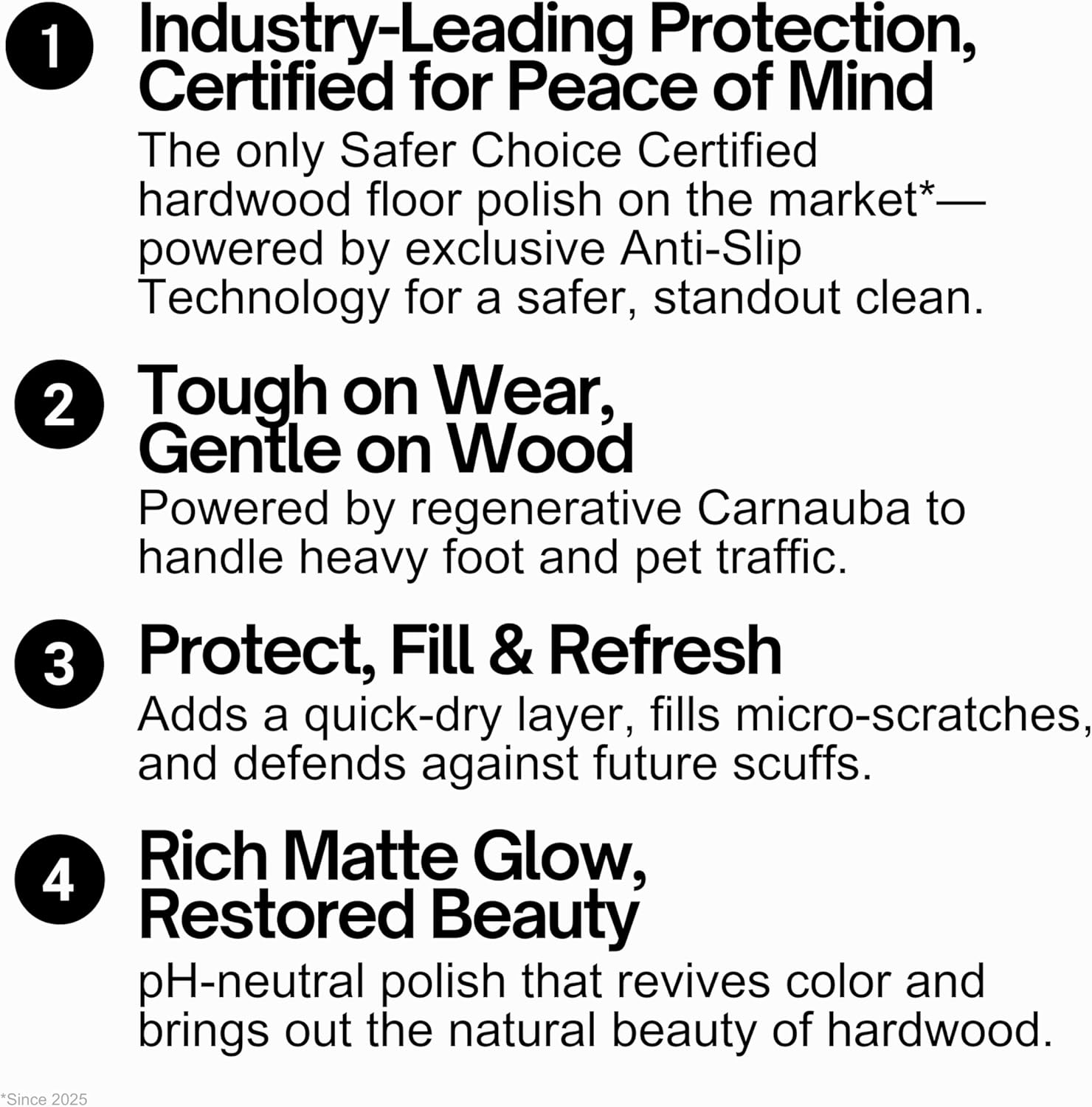 Quick Shine Ultimate Gold Clean + Polish Mop Kit | All-in-One 10 Pc Kit w/Interchangeable Attachments | Floor Polish Included | No Batteries Needed | Pro Cleaning for Hardwood Floors | 2-in-1 Mop - Image 19