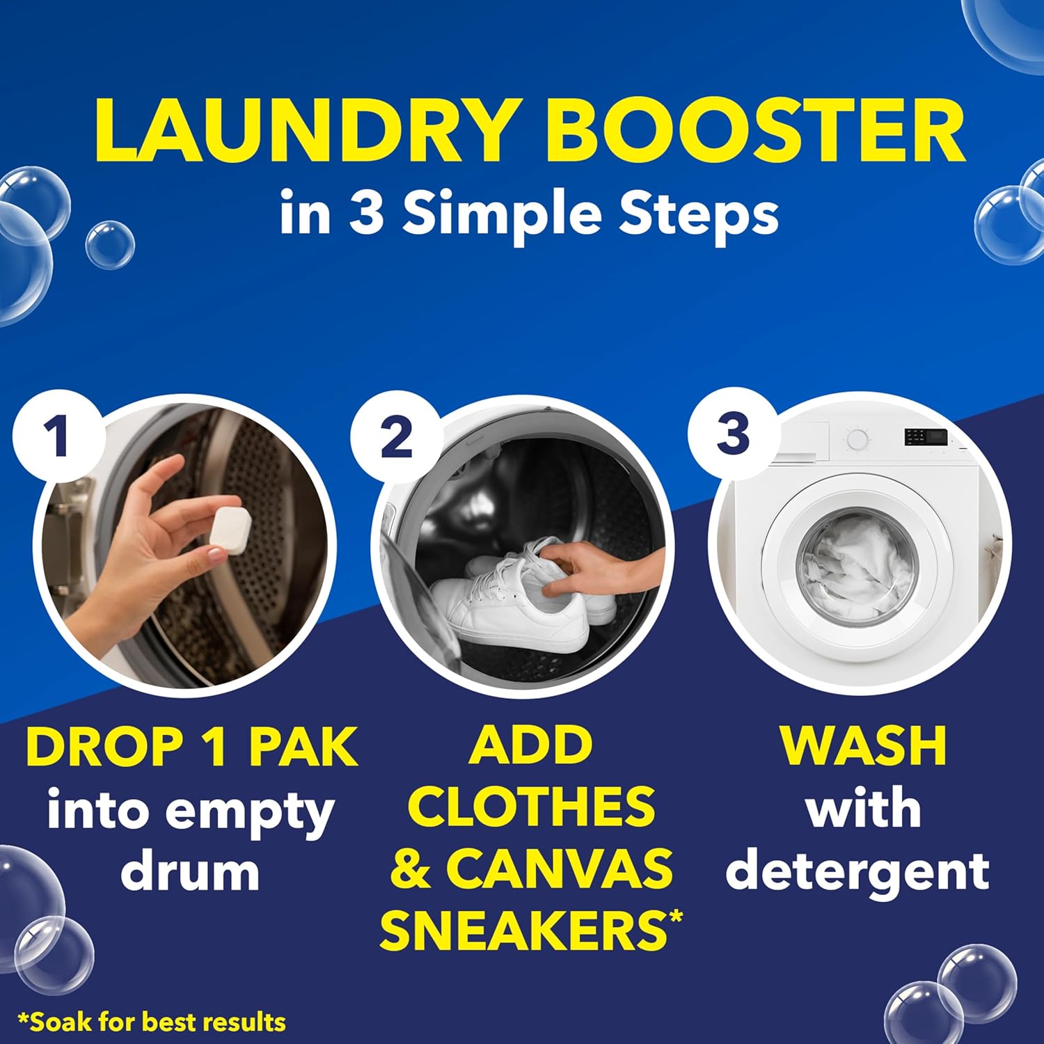OxiClean White Revive Laundry Whitener and Stain Remover Power Paks, 24 Count - Image 5