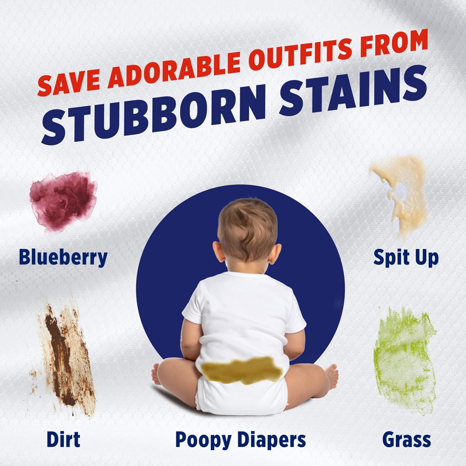OxiClean Max Force Laundry Stain Remover Spray, Newborn & Baby Essentials, Stain Treater, 12 fl oz, 3-Pack - Image 5