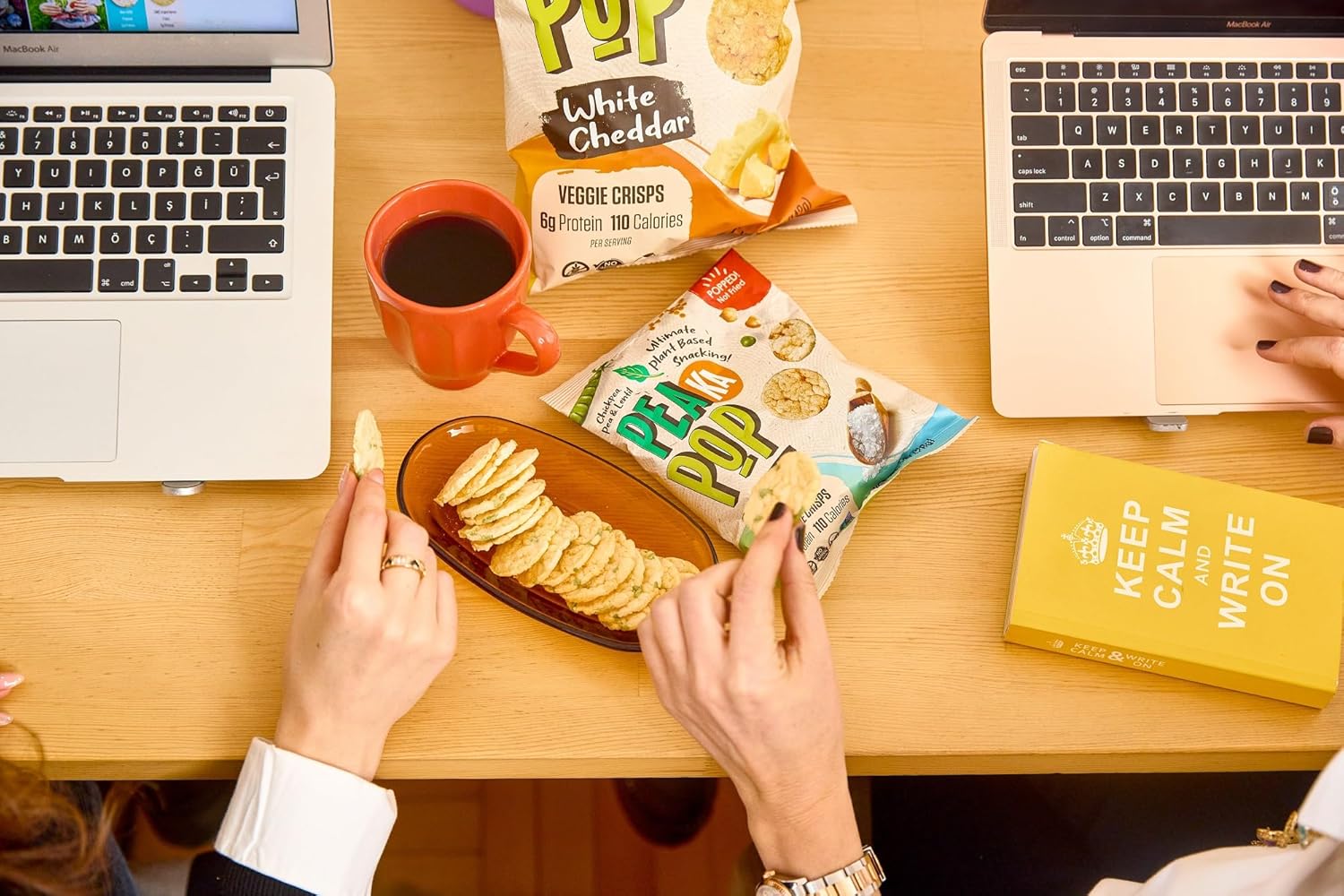 PeaKaPop Veggie Chips – Plant-Based, Healthy Veggie Crisps with Pea, Lentil & Chickpea Protein – Vegan, Gluten-Free, Popped Chips – Snack Size for Kids & Adults – 1 oz Bags (15-Pack) – Variety Pack - Image 8