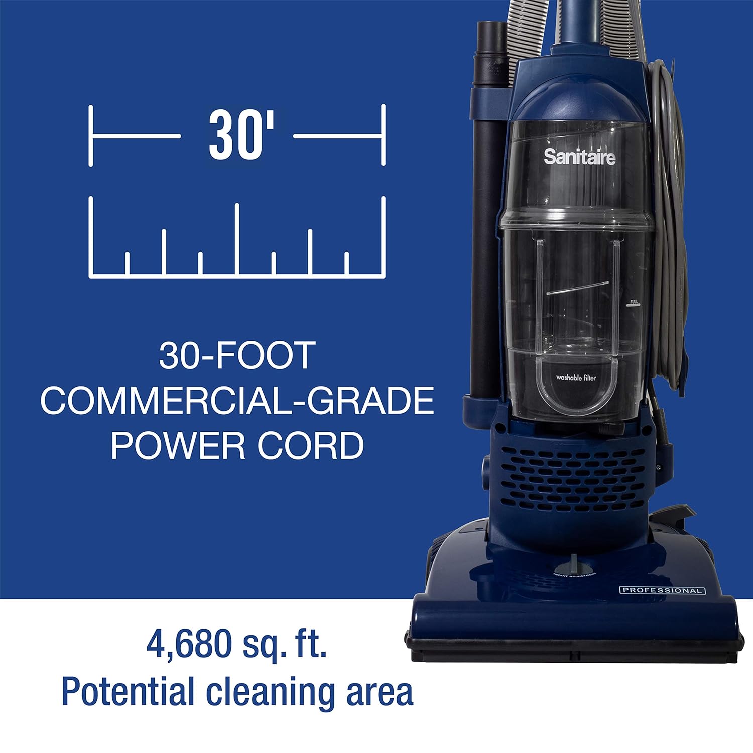 Sanitaire Professional Bagless Upright Commercial Vacuum with Tools, SL4410A - Image 6