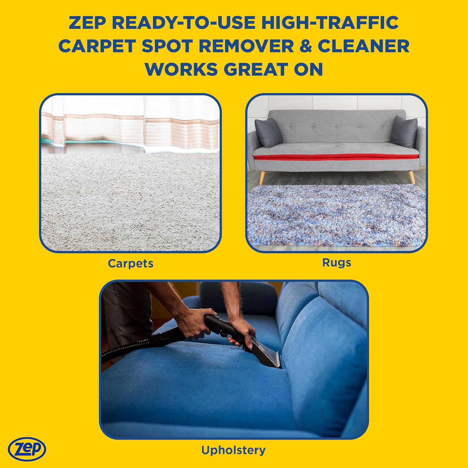 Zep High Traffic Carpet Cleaner - 1 Gallon - Penetrating Formula Removes Deep Stains. Make High-Traffic Areas Look New Again - Image 4