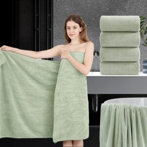 4 Piece Extra Large Bath Towel 35&#...
