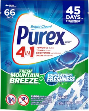 Purex 4-in-1 Laundry Detergent Pacs...