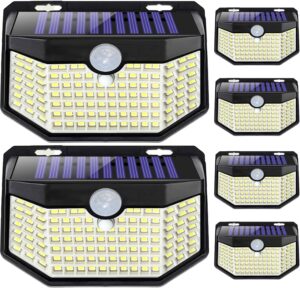 HMCITY 120 LED Outdoor Solar Lights...