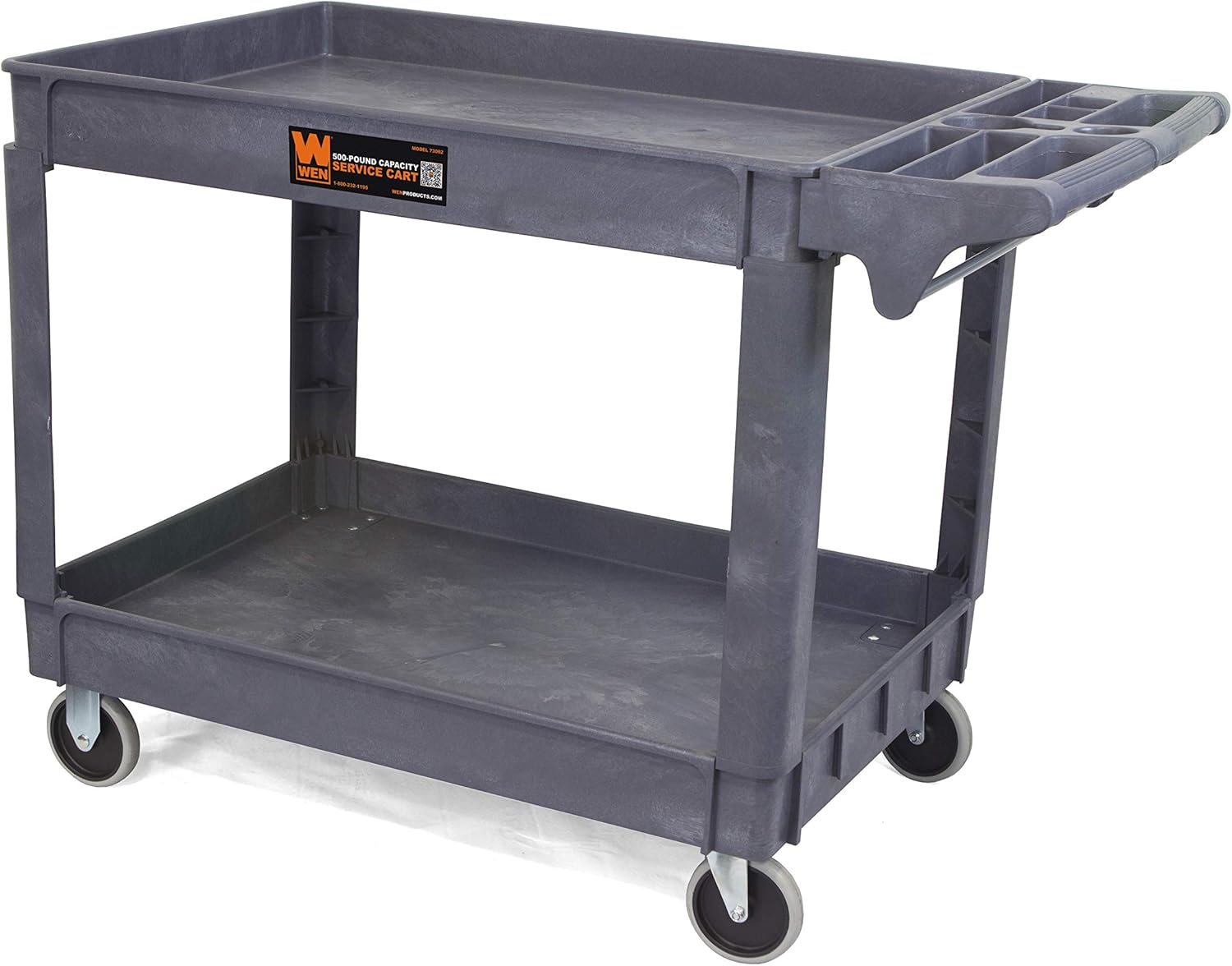 WEN 500-Pound Capacity 46 By 25.5-Inch Extra Wide Service Utility Cart - Image 3