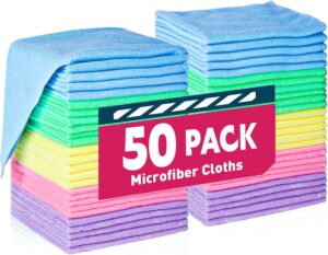 Microfiber Cleaning Cloths-50 Pack,...