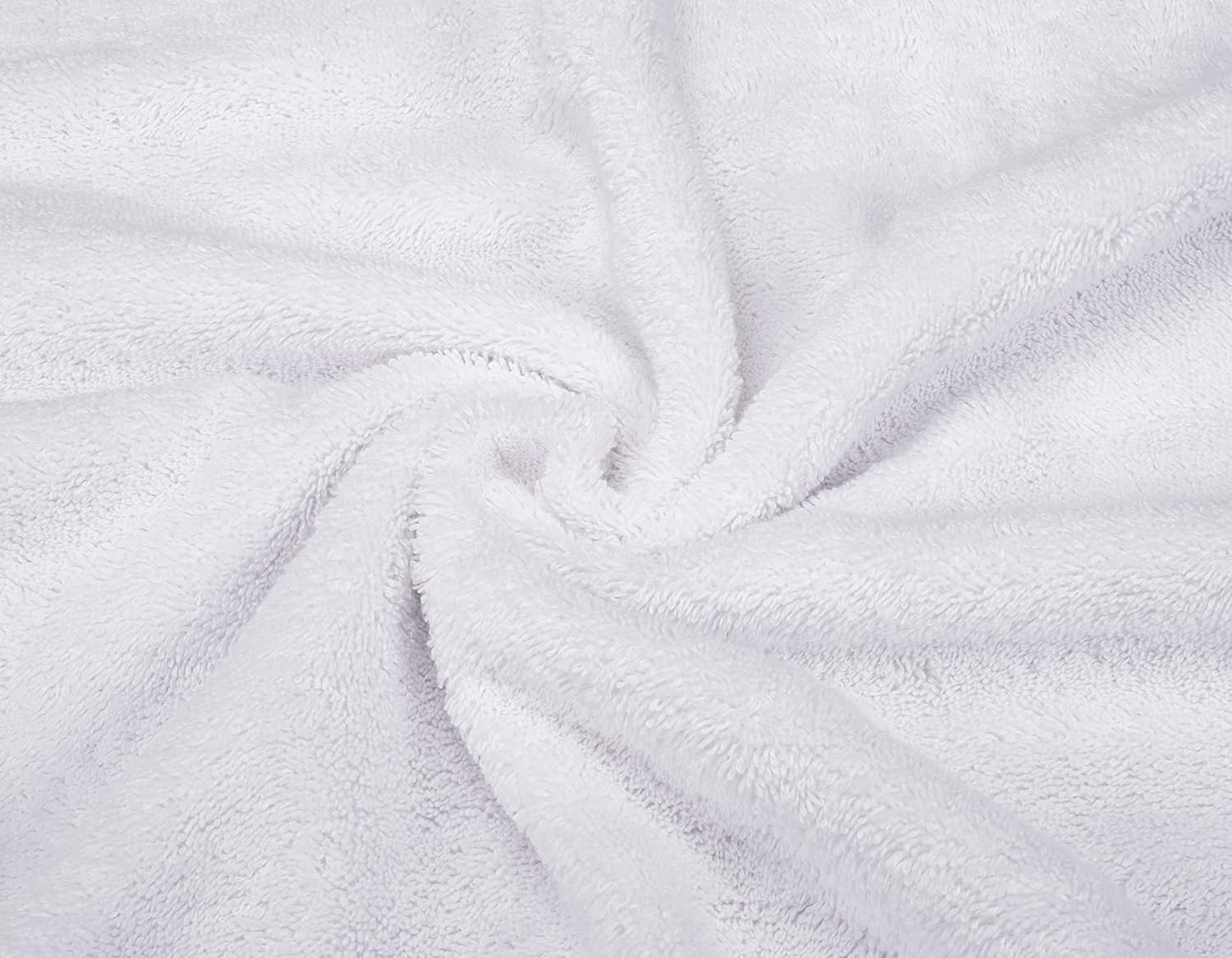 American Soft Linen Luxury 6 Piece Towel Set, 2 Bath Towels 2 Hand Towel 2 Washcloths, 600 GSM 100% Cotton Turkish Towels for Bathroom, White Towel Sets - Image 5