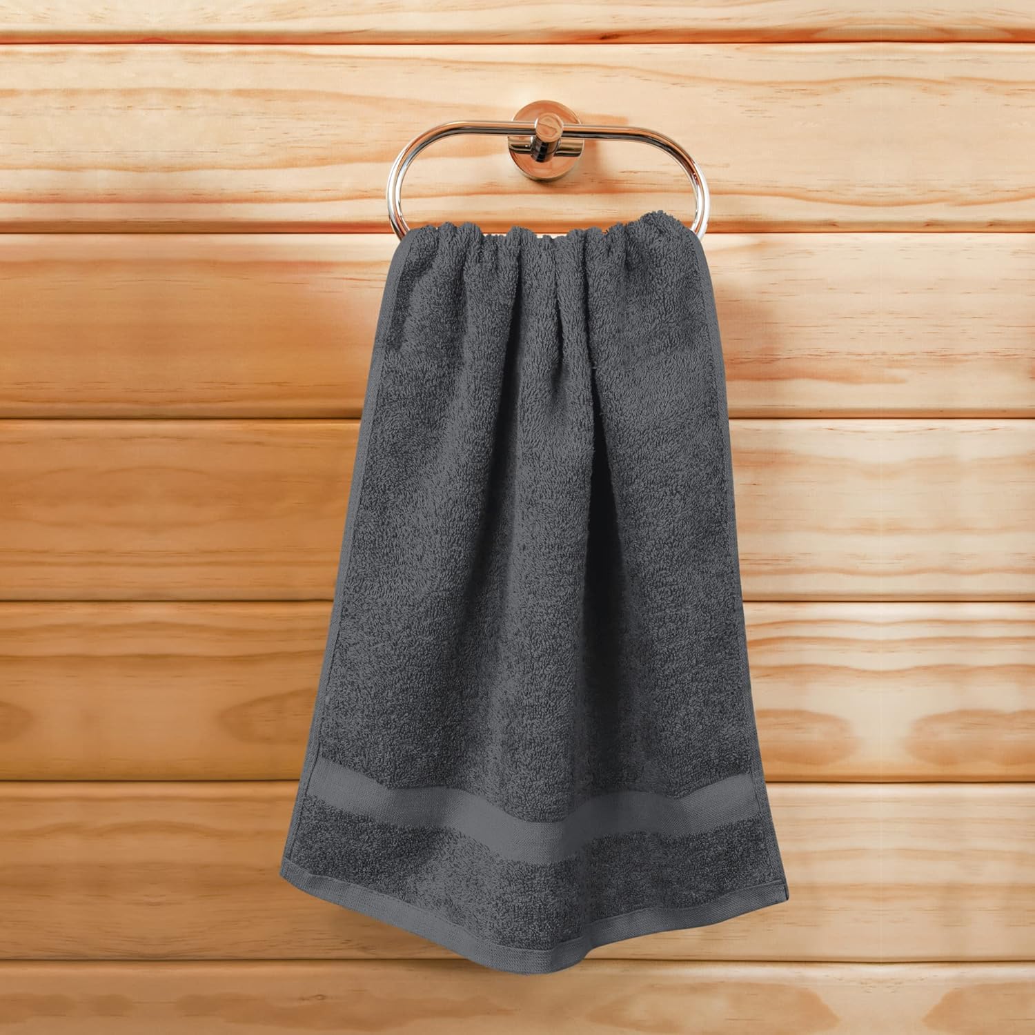 Utopia Towels, Salon Towel, Pack of 24, Not Bleach Proof, 16 by 27 Inches, Highly Absorbent Cotton Towels for Hand, Gym, Beauty, Spa, and Home Hair Care, Grey - Image 6