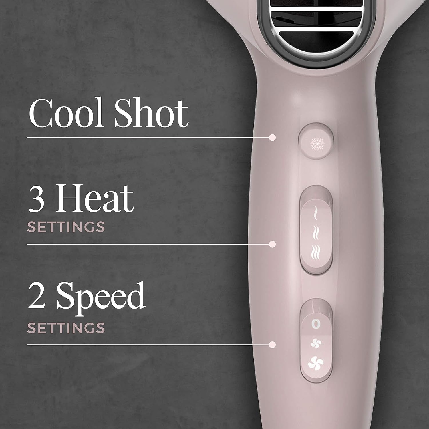 Remington Pro Wet2style Hair Dryer, With Ionic & Ceramic Drying Technology, Mauve, 1875 Watts of Drying Power - Image 4